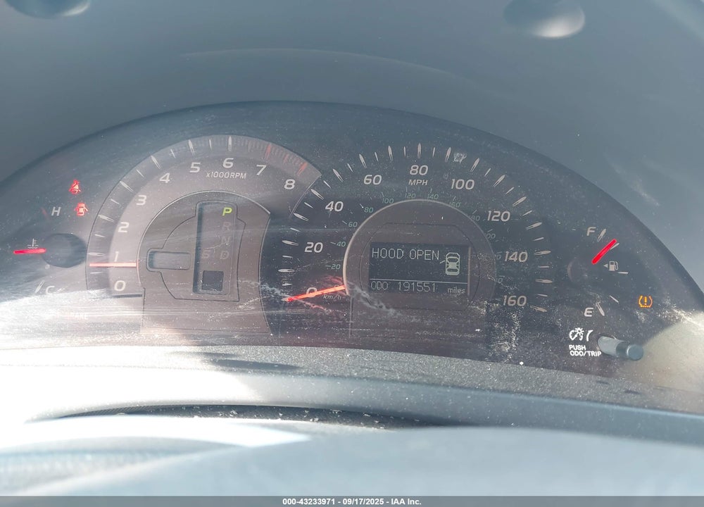 2007 TOYOTA CAMRY XLE V6 VIN: JTNBK46K573023782