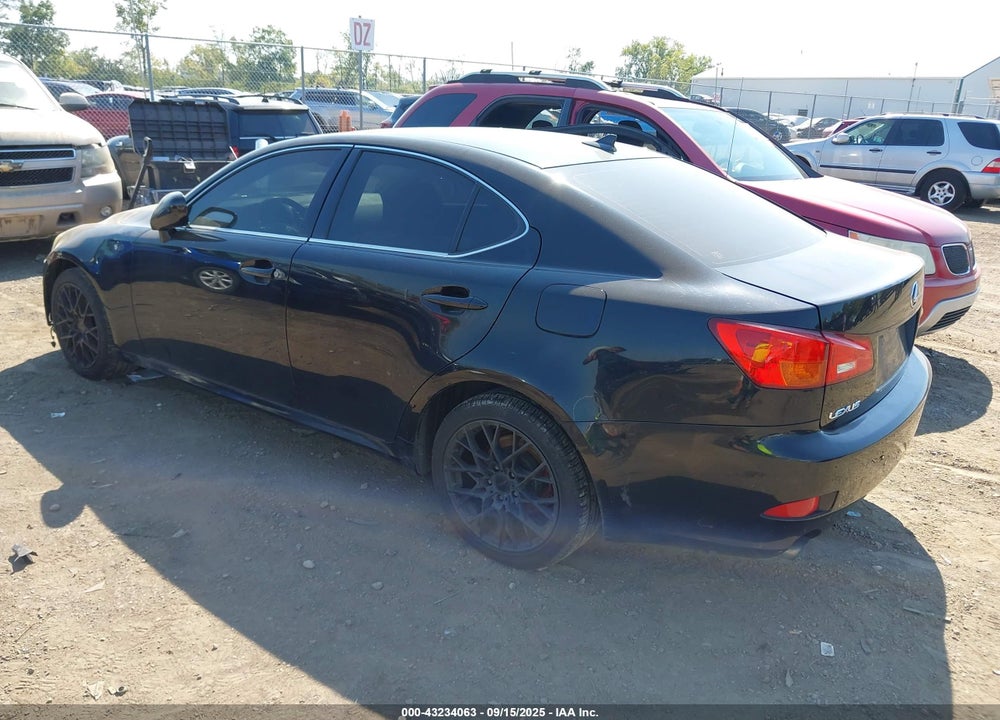 2008 LEXUS IS 250 VIN: JTHCK262382026439