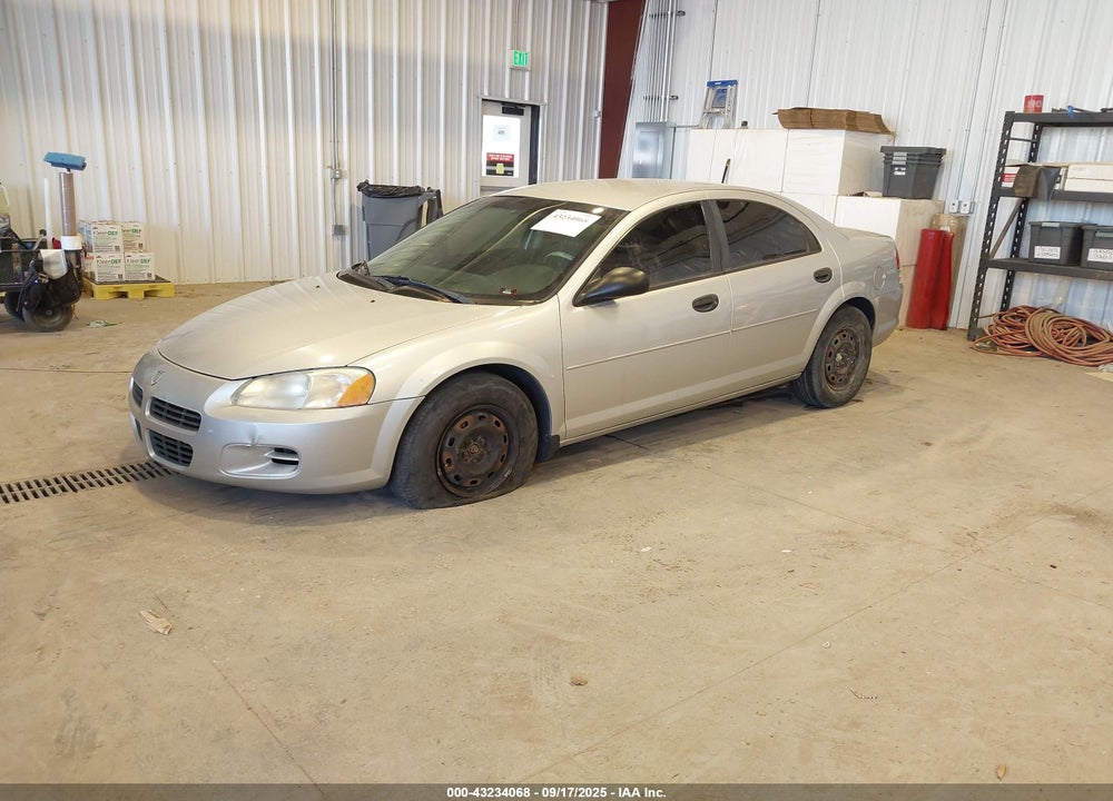 2003 DODGE STRATUS SE VIN: 1B3EL36X43N601634