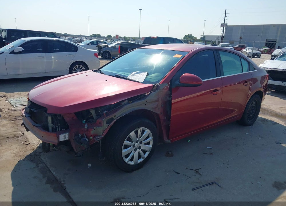 2012 CHEVROLET CRUZE 1LT VIN: 1G1PF5SCXC7232272