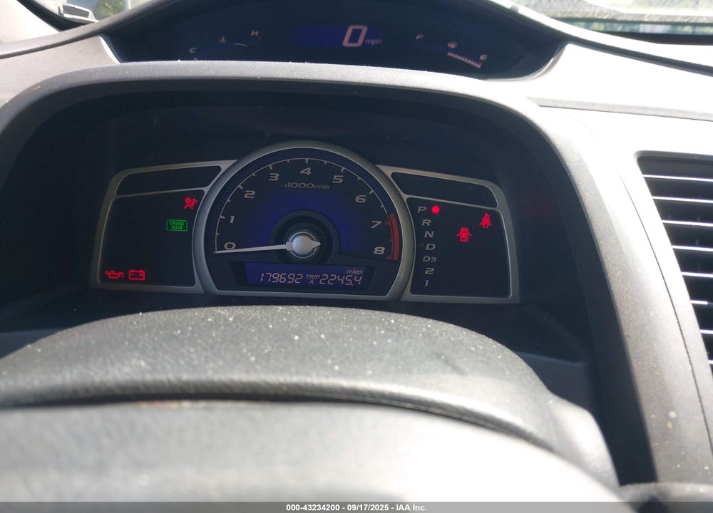 2009 HONDA CIVIC VIN: 1HGFA16819L027313