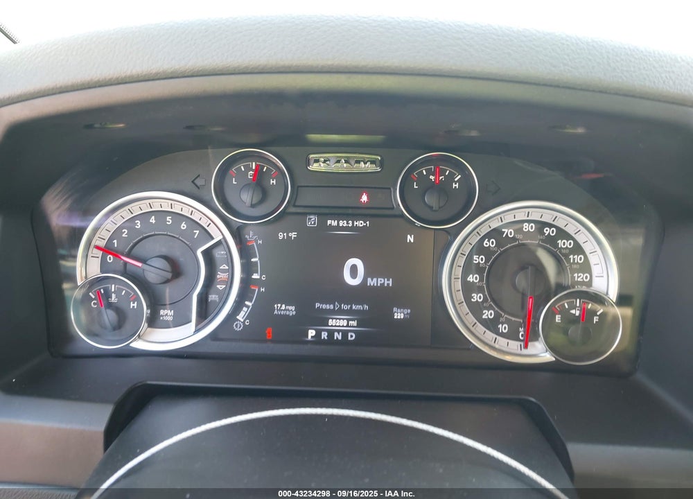 2019 RAM 1500 CLASSIC BIG HORN 4X4 5'7 BOX VIN: 1C6RR7LT1KS689900
