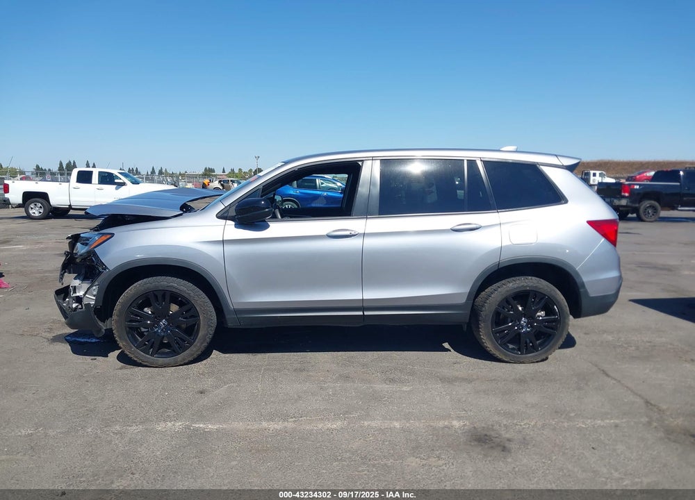 2021 HONDA PASSPORT VIN: 5FNYF8H25MB024534