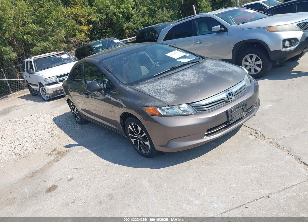 2012 HONDA CIVIC LX VIN: 2HGFB2F50CH609075