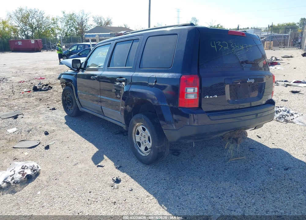 2011 JEEP PATRIOT VIN: 1J4NF1GB8BD140983