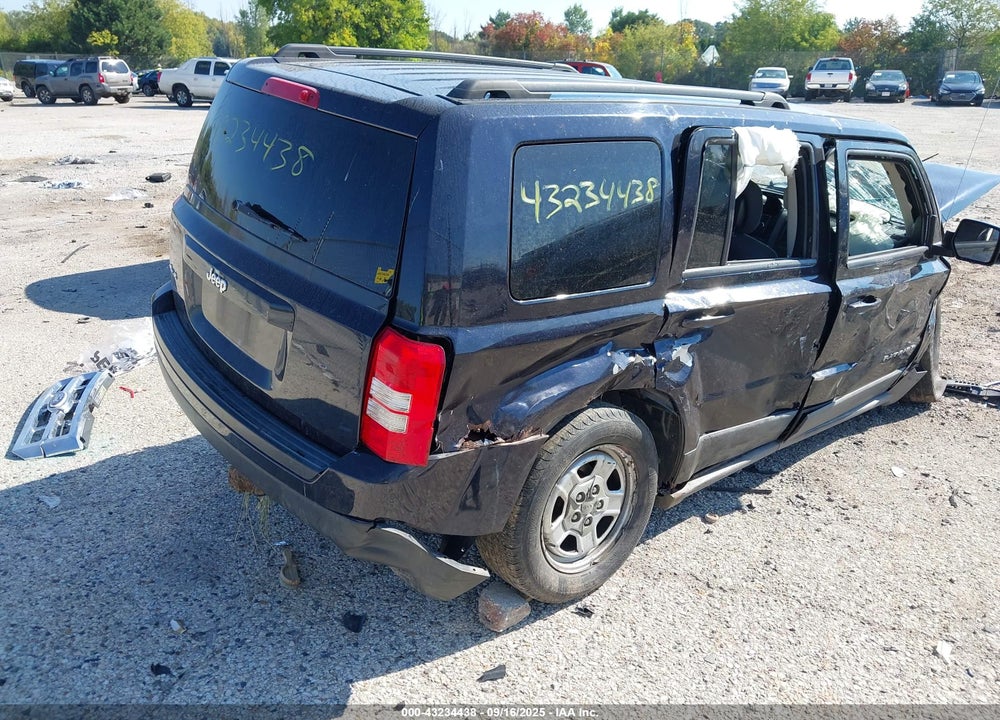 2011 JEEP PATRIOT VIN: 1J4NF1GB8BD140983