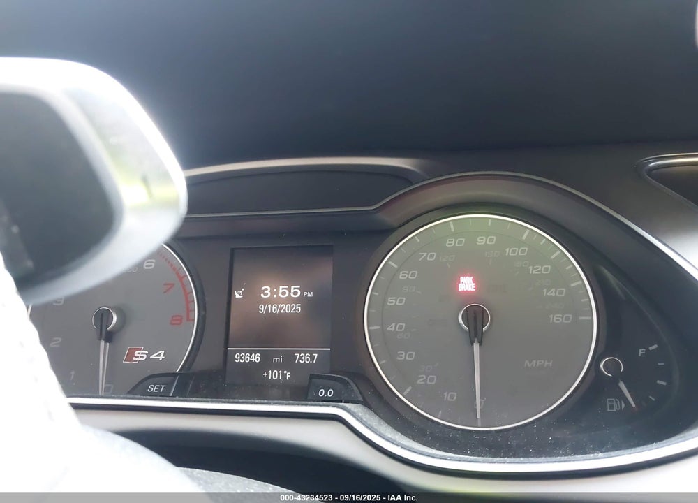 2015 AUDI S4 VIN: WAUKGAFL1FA057514