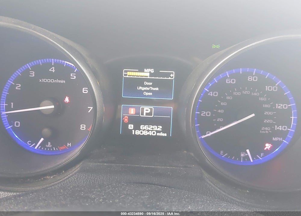 2015 SUBARU OUTBACK 2.5I LIMITED VIN: 4S4BSALC8F3303058