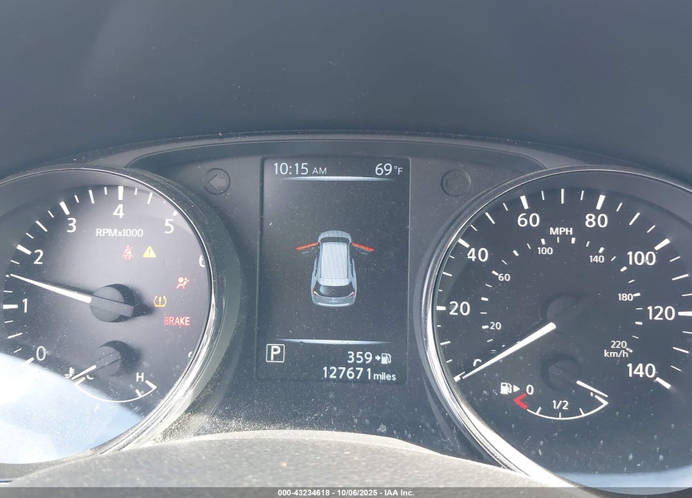 2017 NISSAN ROGUE SV VIN: 5N1AT2MT9HC887793