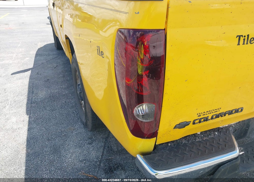 2007 CHEVROLET COLORADO WORK TRUCK VIN: 1GCCS149X78191363