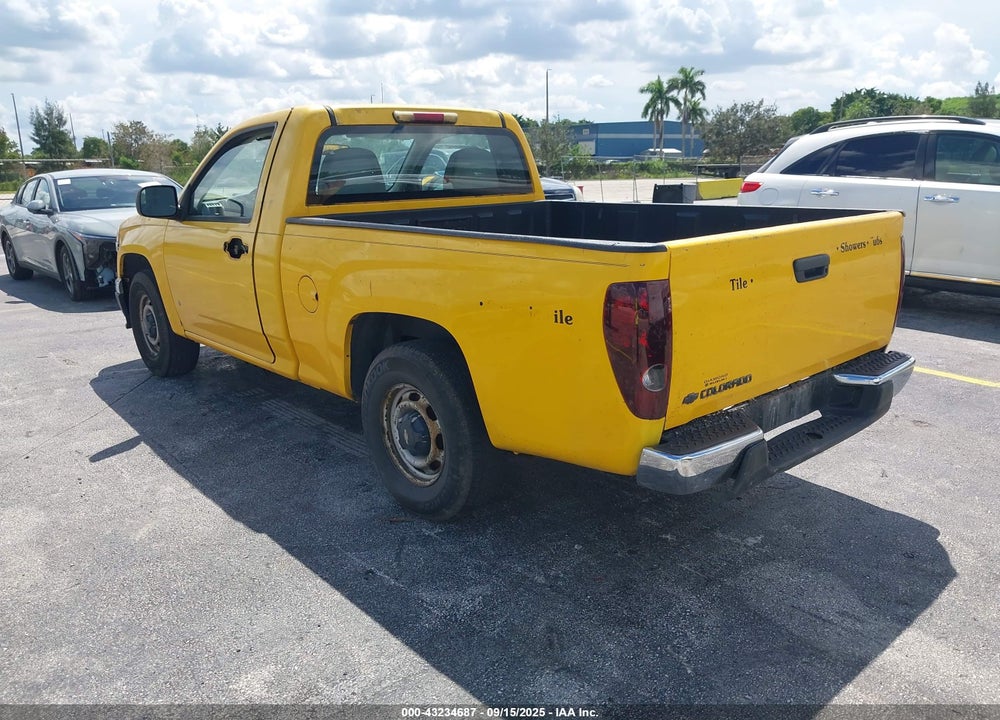 2007 CHEVROLET COLORADO WORK TRUCK VIN: 1GCCS149X78191363