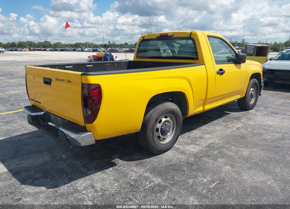 2007 CHEVROLET COLORADO WORK TRUCK VIN: 1GCCS149X78191363