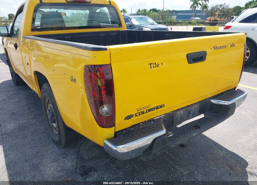 2007 CHEVROLET COLORADO WORK TRUCK VIN: 1GCCS149X78191363