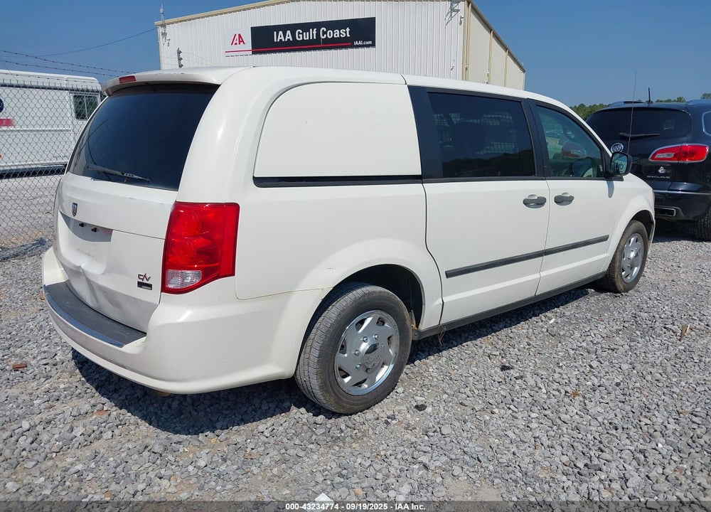 2012 RAM CARGO C/V VIN: 2C4JDGAG4CR404720