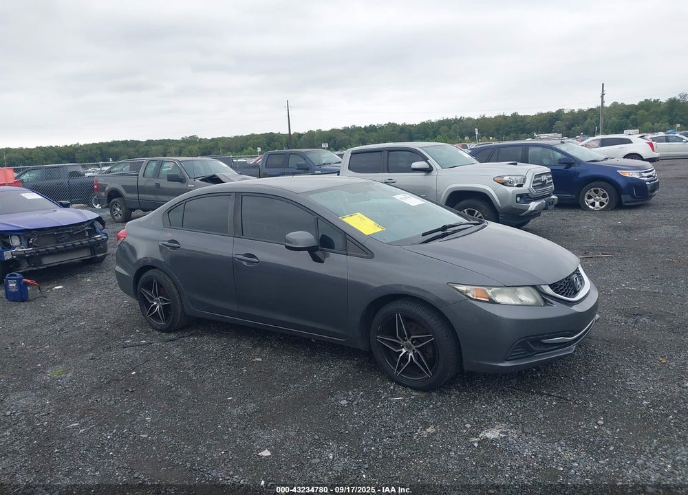 2013 HONDA CIVIC LX VIN: 2HGFB2F54DH572260