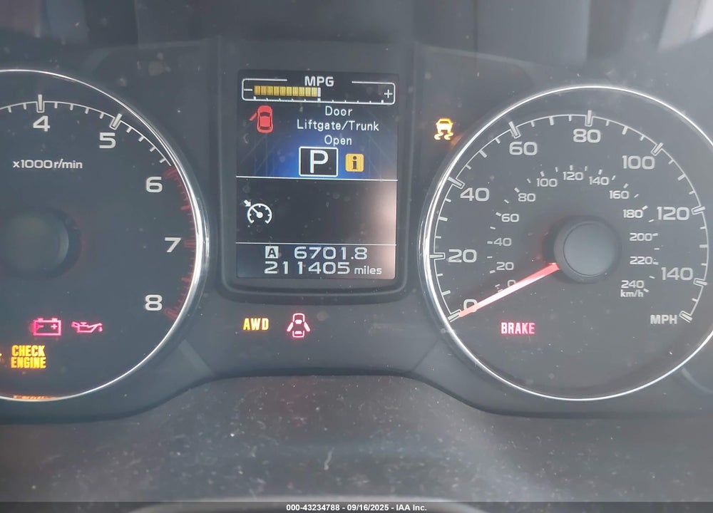 2013 SUBARU LEGACY 2.5I LIMITED VIN: 4S3BMCK68D3041089