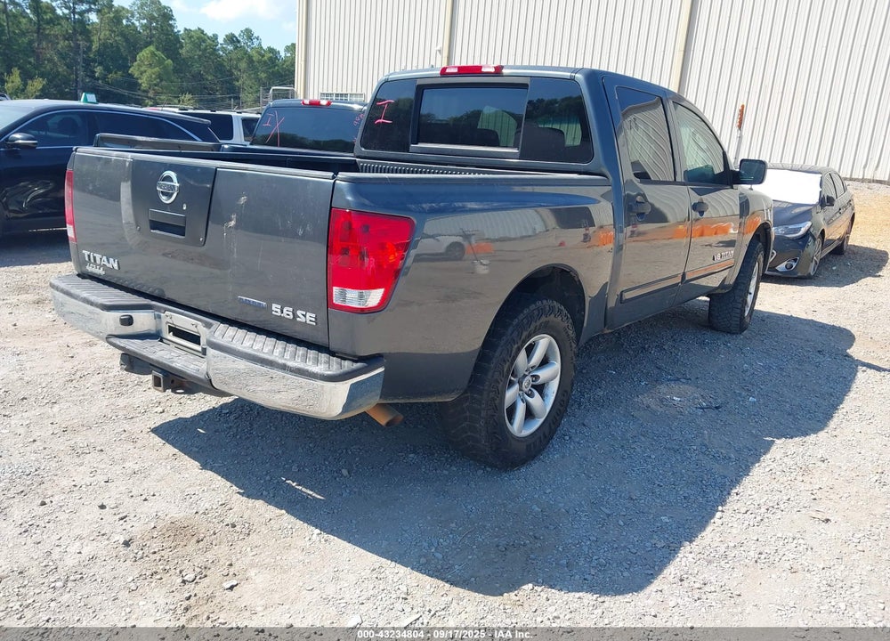 2008 NISSAN TITAN SE VIN: 1N6BA07D38N326630
