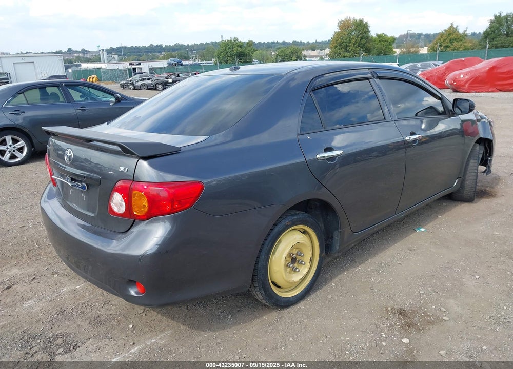 2009 TOYOTA COROLLA LE VIN: JTDBL40E899035672
