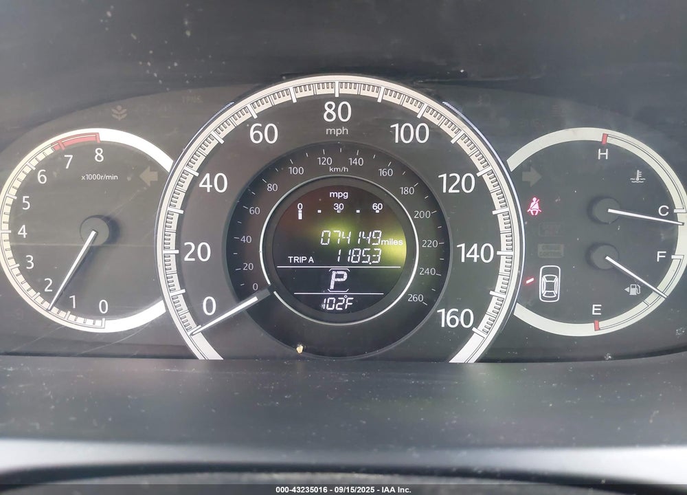 2013 HONDA ACCORD VIN: 1HGCR2F84DA007885