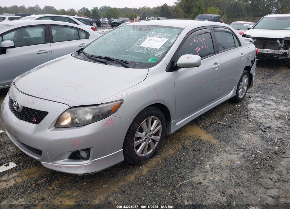2010 TOYOTA COROLLA S VIN: 2T1BU4EE6AC468332