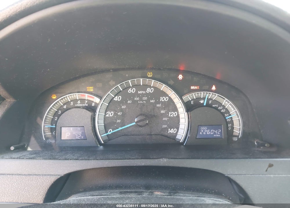 2014 TOYOTA CAMRY SE VIN: 4T1BF1FK5EU316012