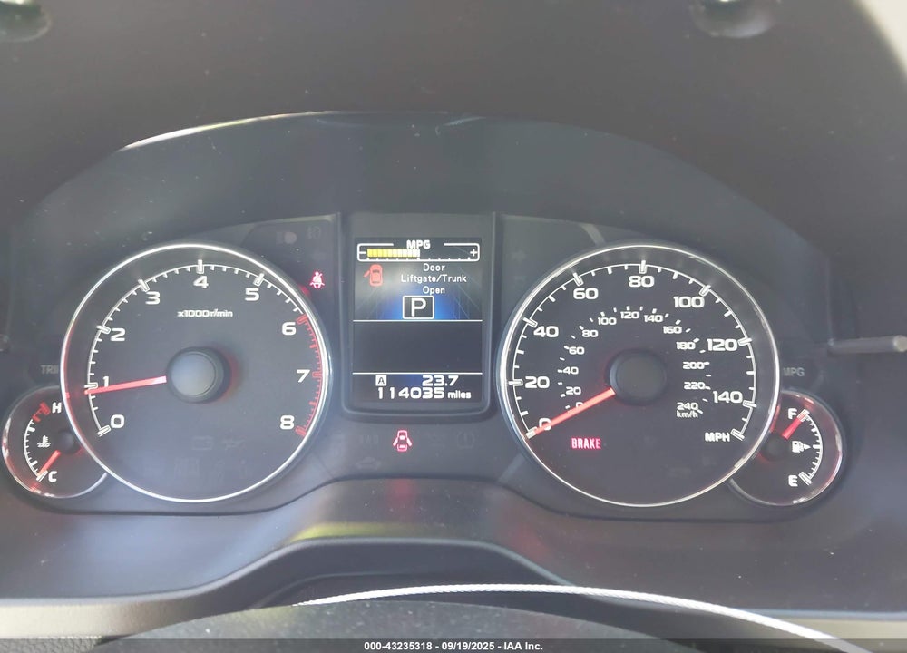 2014 SUBARU OUTBACK VIN: 4S4BRCLC9E3249212