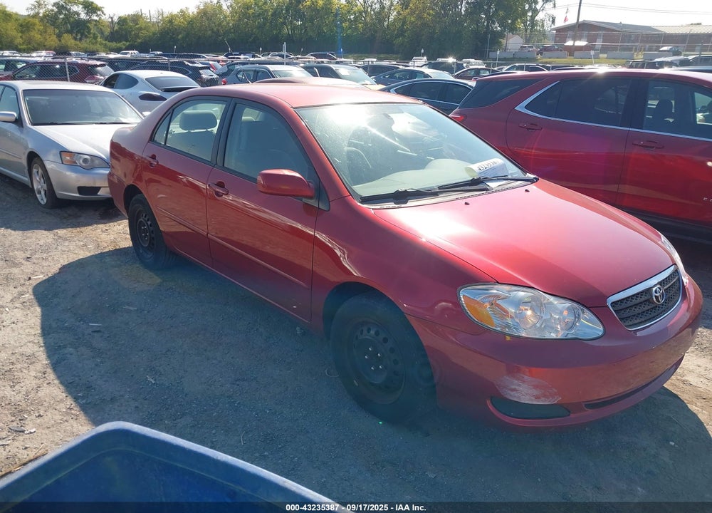 2007 TOYOTA COROLLA LE VIN: 2T1BR32E27C854710
