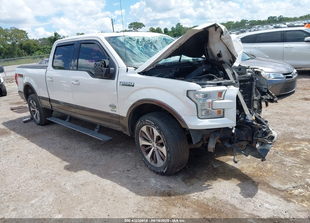 2015 FORD F-150 KING RANCH VIN: 1FTFW1EG9FFB69931