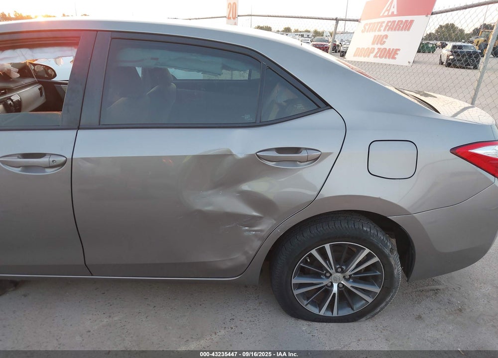 2016 TOYOTA COROLLA LE PLUS VIN: 5YFBURHE2GP376362