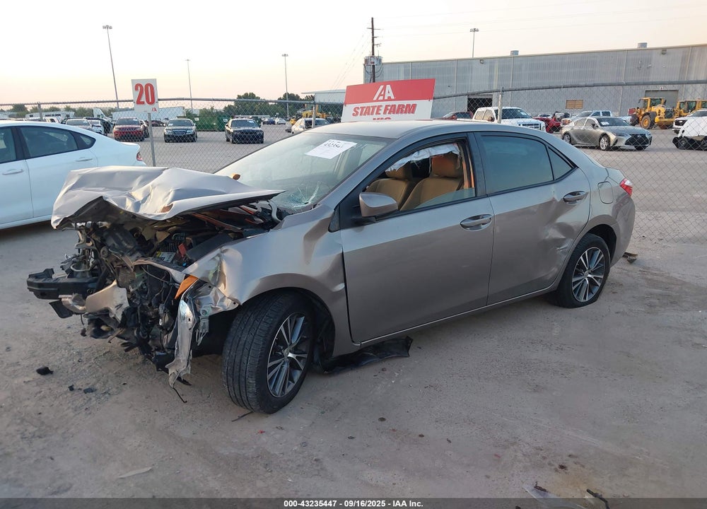 2016 TOYOTA COROLLA LE PLUS VIN: 5YFBURHE2GP376362