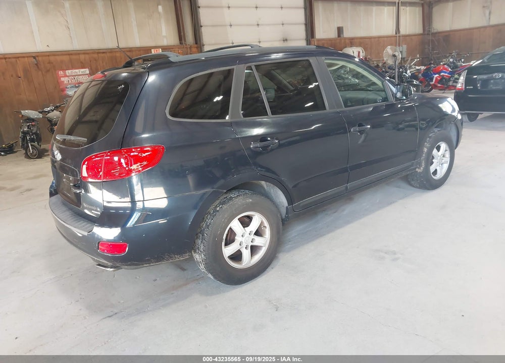 2007 HYUNDAI SANTA FE GLS VIN: 5NMSG73D77H012880