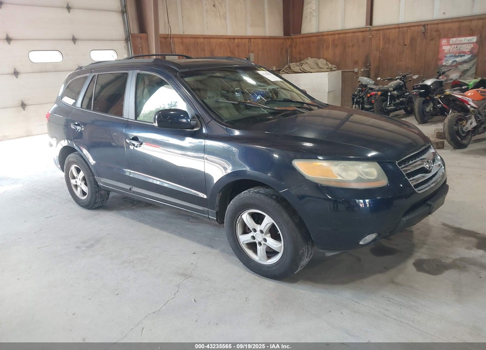 2007 HYUNDAI SANTA FE GLS VIN: 5NMSG73D77H012880