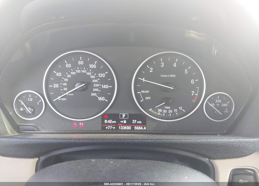 2012 BMW 3 SERIES VIN: WBA3A5C59CF349106