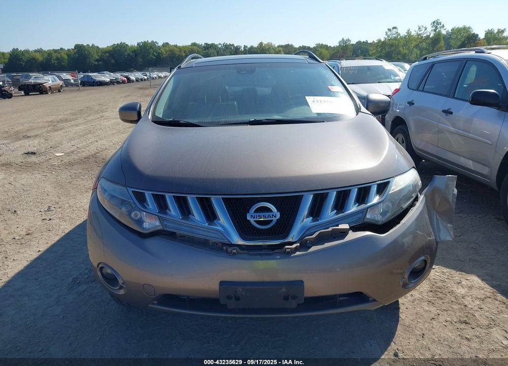 2010 NISSAN MURANO VIN: JN8AZ1MW9AW140677