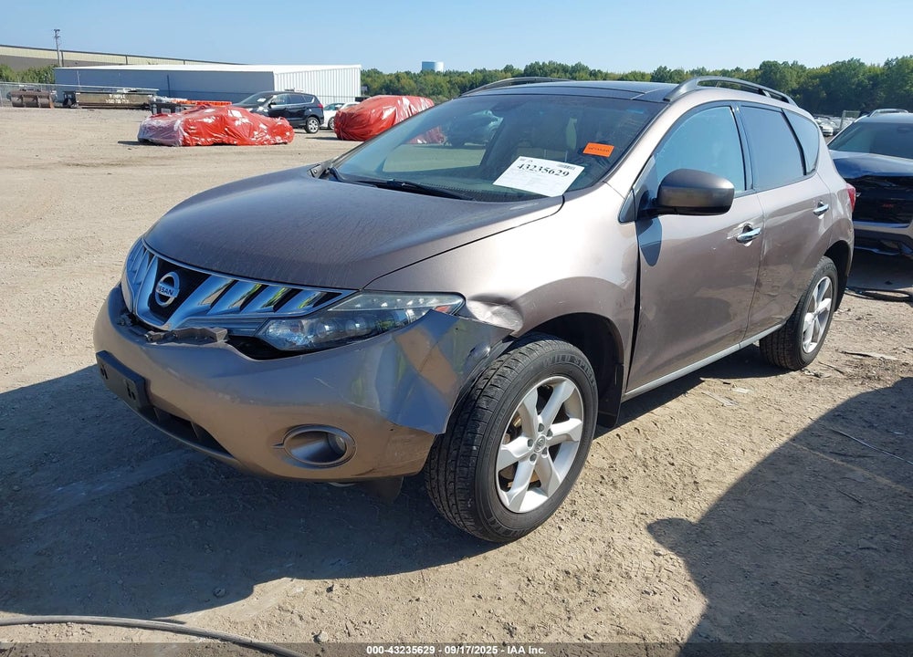 2010 NISSAN MURANO VIN: JN8AZ1MW9AW140677