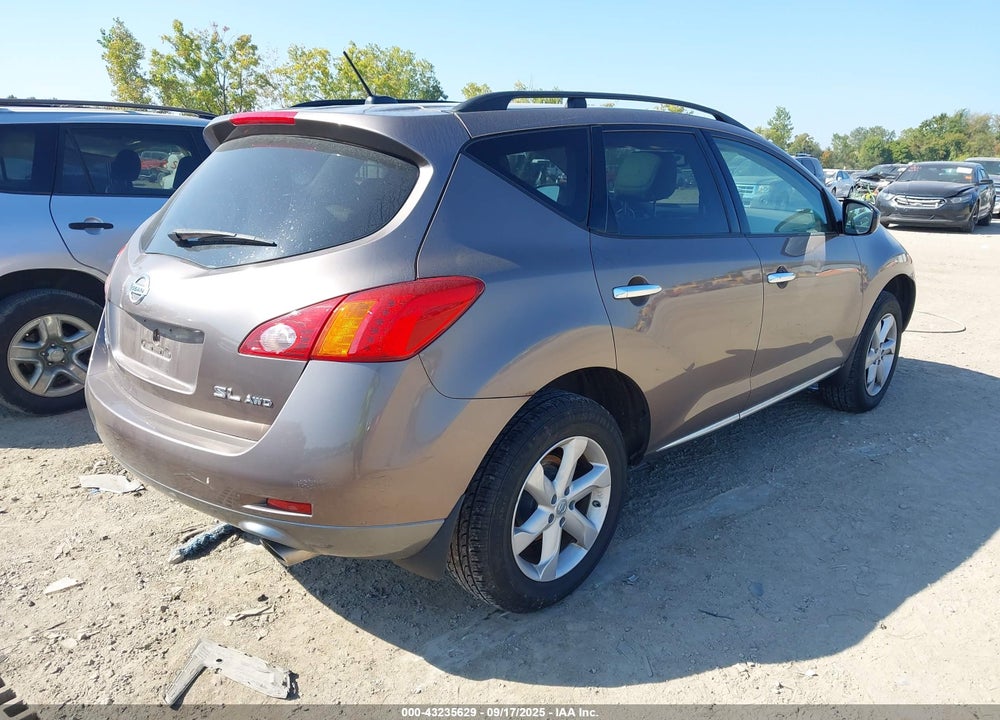 2010 NISSAN MURANO VIN: JN8AZ1MW9AW140677