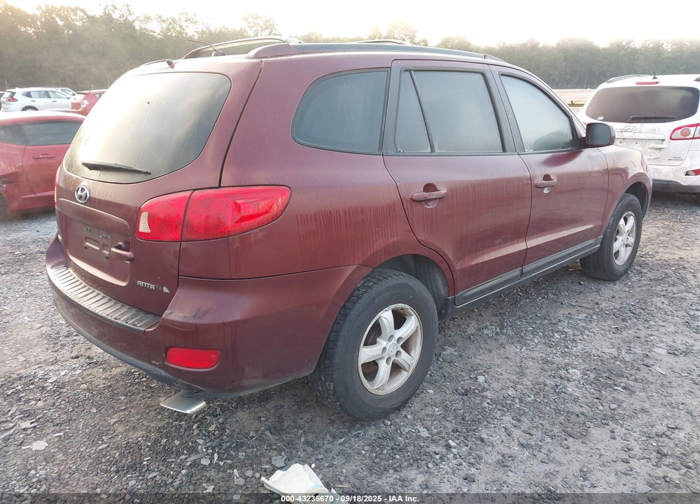 2007 HYUNDAI SANTA FE VIN: 5NMSG13D47H006290