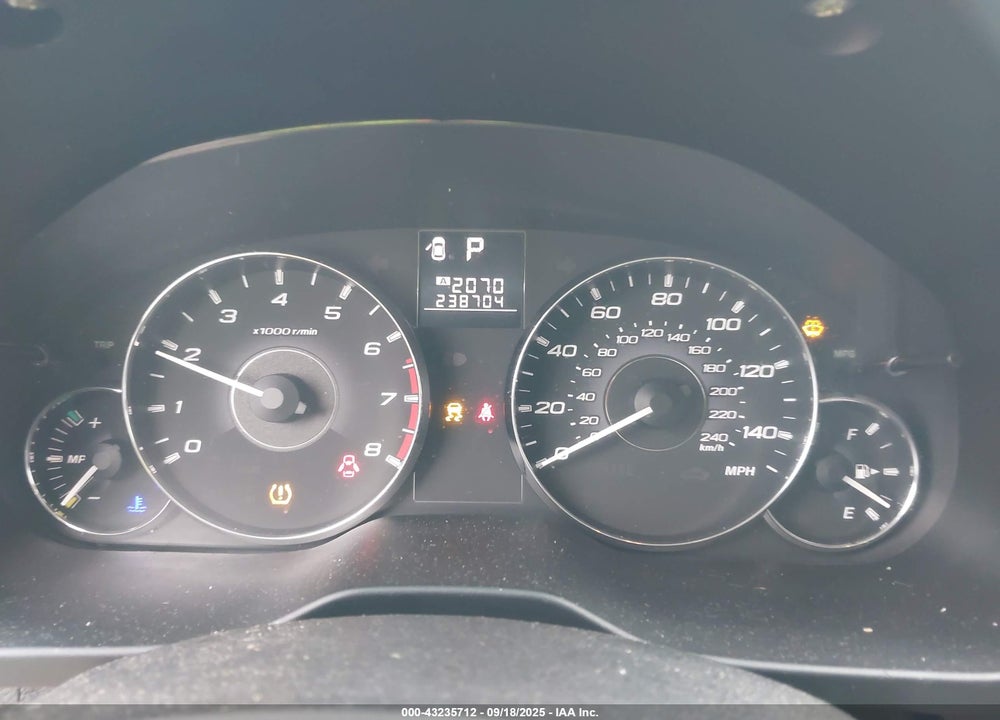 2011 SUBARU LEGACY 2.5I LIMITED VIN: 4S3BMBK61B3248396