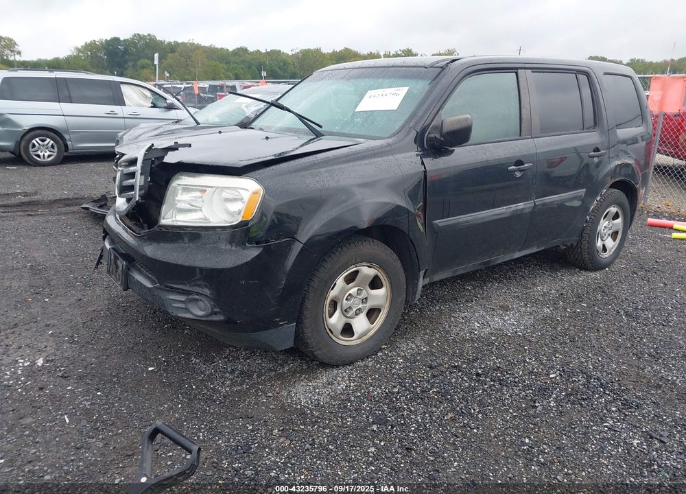 2013 HONDA PILOT VIN: 5FNYF4H24DB027708