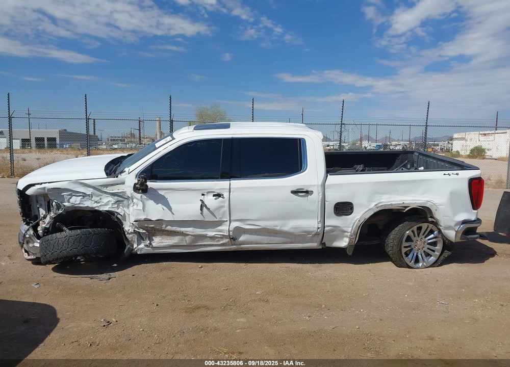 2022 GMC SIERRA 1500 4WD SHORT BOX SLT VIN: 3GTUUDED9NG502016