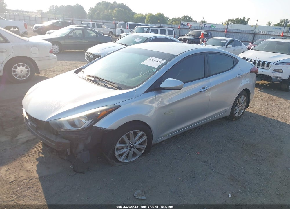 2015 HYUNDAI ELANTRA SE VIN: KMHDH4AE4FU279185