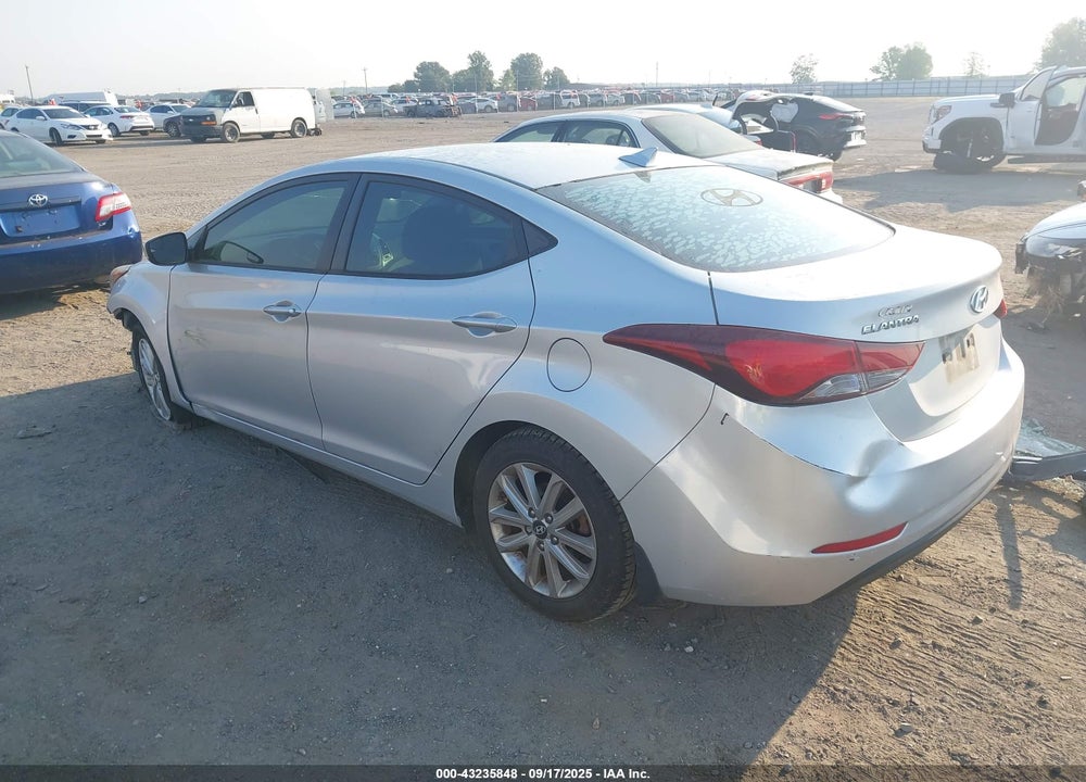 2015 HYUNDAI ELANTRA SE VIN: KMHDH4AE4FU279185