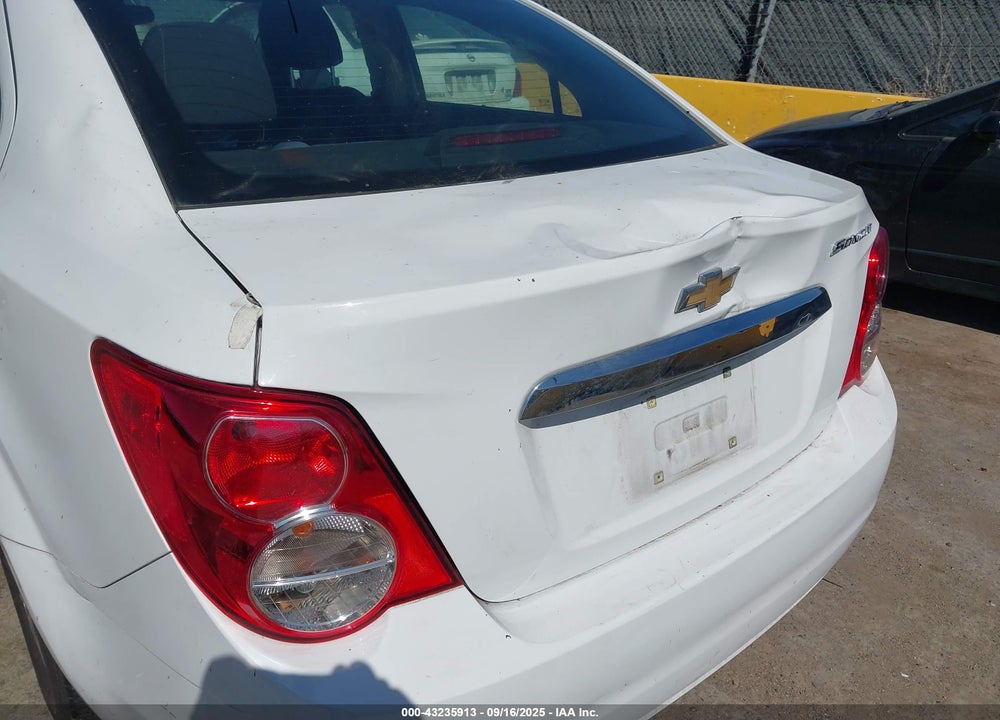 2016 CHEVROLET SONIC VIN: 1G1JC5SG7G4160617