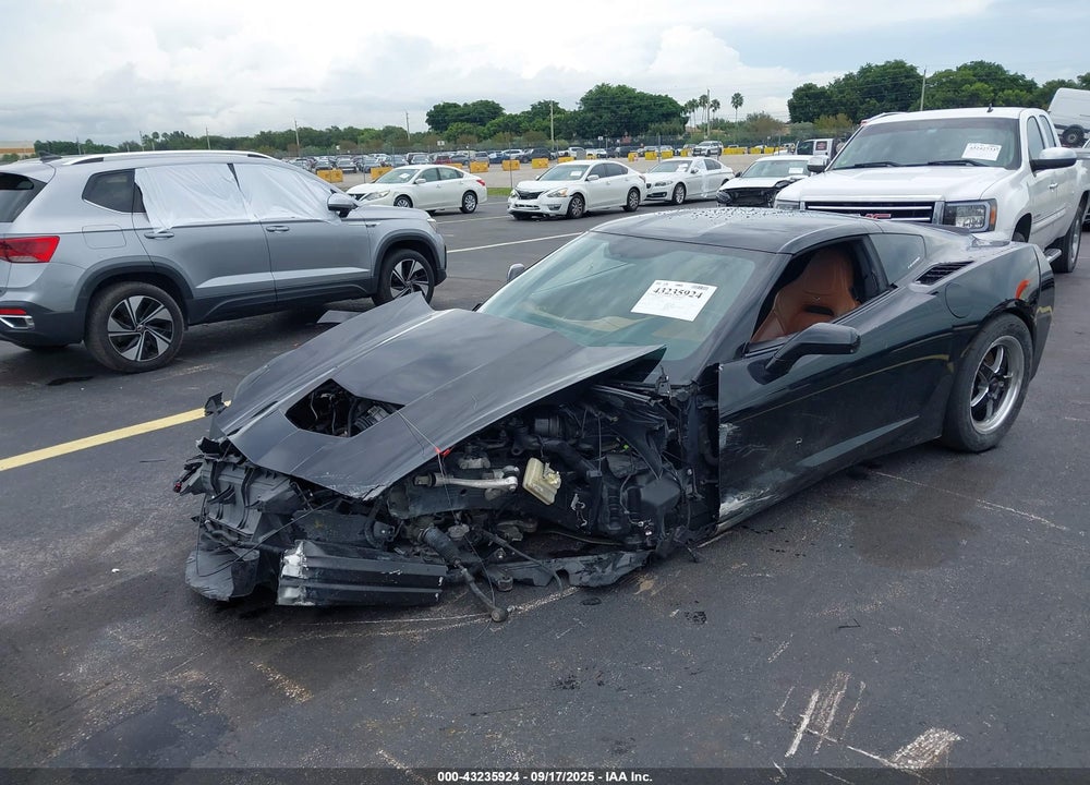 2014 CHEVROLET CORVETTE STINGRAY VIN: 1G1YF2D79E5106972