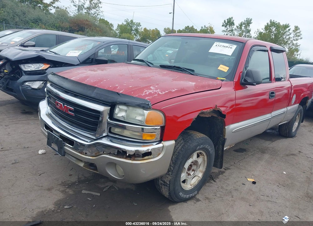 2004 GMC SIERRA 1500 SLE VIN: 2GTEK19T141128633
