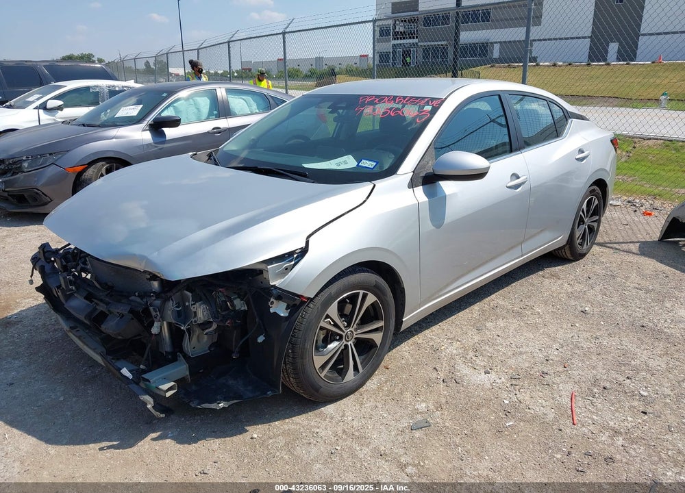 2022 NISSAN SENTRA SV XTRONIC CVT VIN: 3N1AB8CV8NY255600
