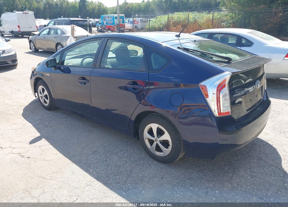 2013 TOYOTA PRIUS VIN: JTDKN3DU6D0350750