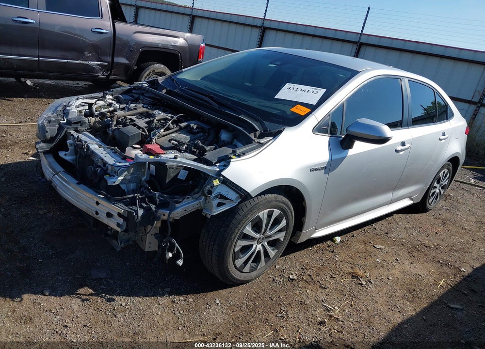 2021 TOYOTA COROLLA HYBRID LE VIN: JTDEAMDE2MJ001330