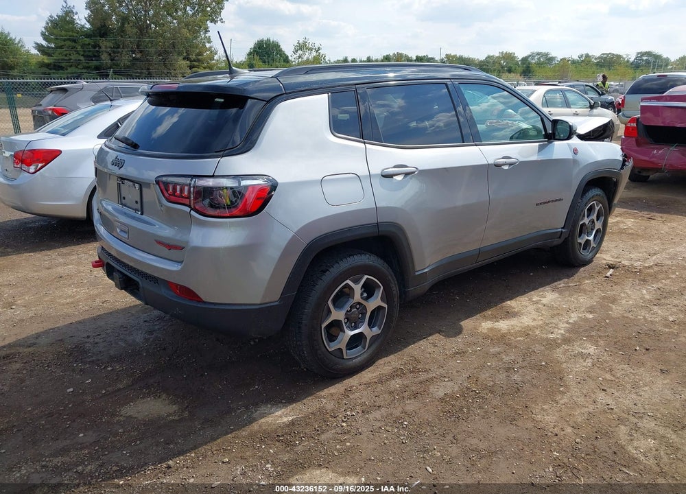 2022 JEEP COMPASS TRAILHAWK 4X4 VIN: 3C4NJDDB1NT189452