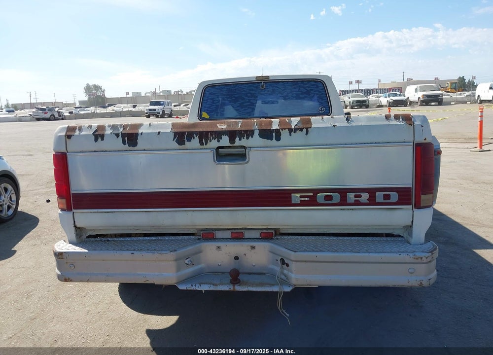 1986 FORD F350 VIN: 2FTJW35L0GCA11655